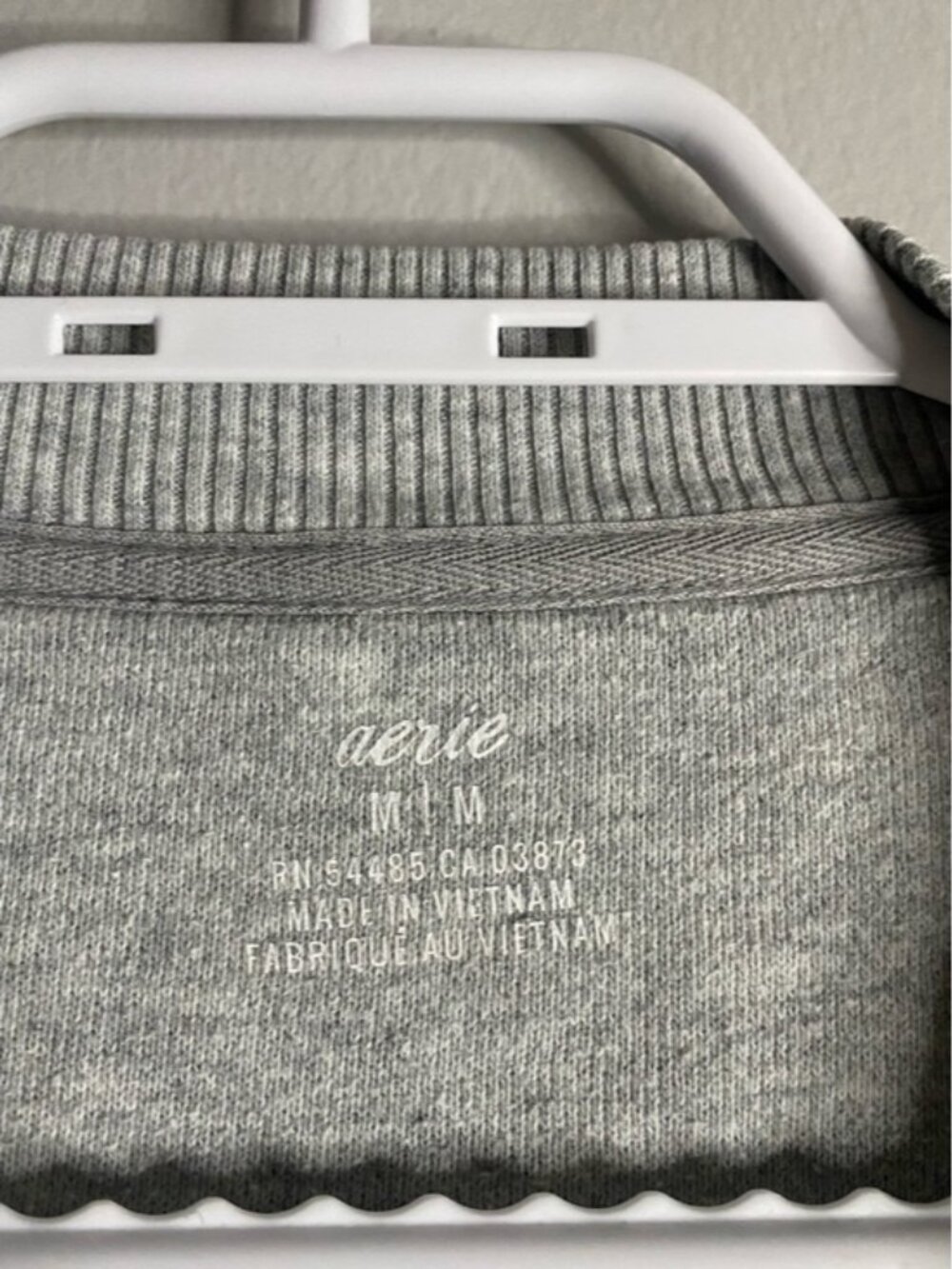 Aerie Women's Gray Oversized Crewneck Casual Wear Sweatshirt - Picture 5 of 8